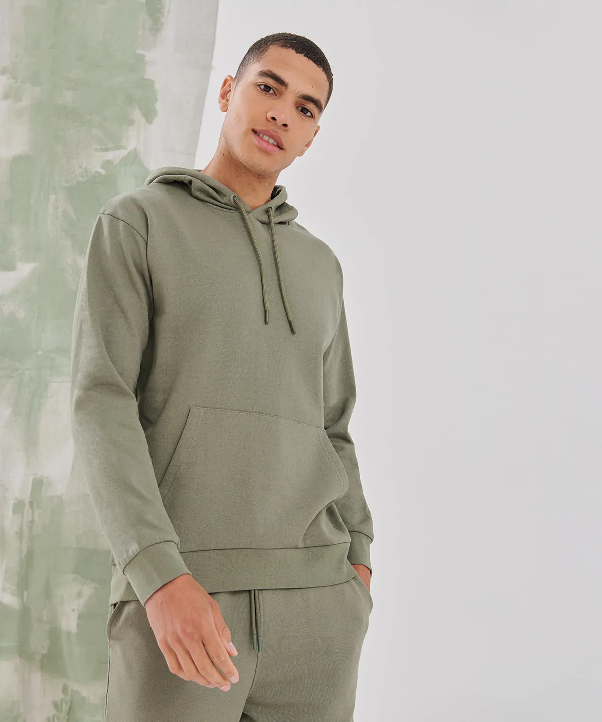 Unisex sustainable fashion hoodie | Khaki