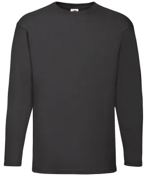 Valueweight long sleeve T | Black